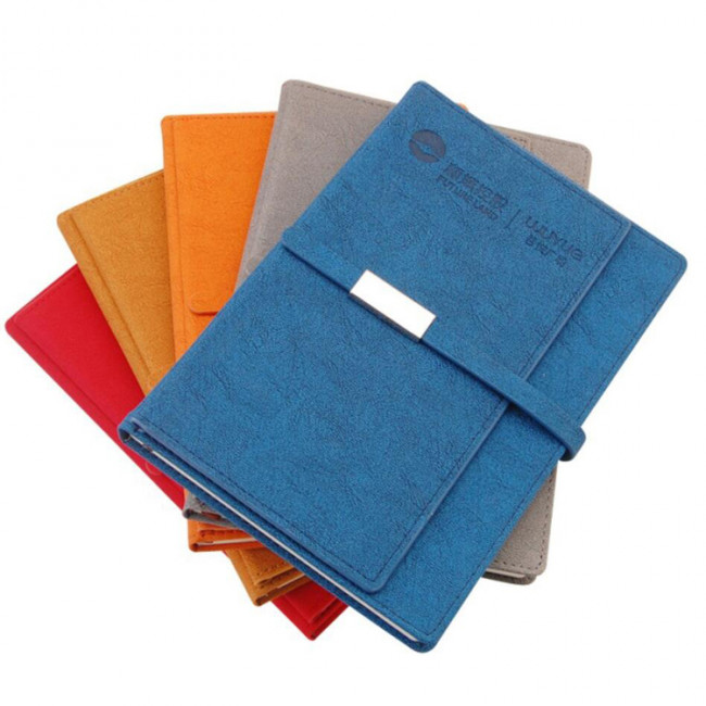 Notebook with PU leather cover